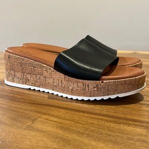 Call it Spring Vegan Leather Cork Slides